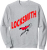 Locksmith Super Hero Sweatshirt in light grey