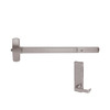 RXMELF-25-R-L-DT-DANE-US28-3-RHR Falcon 25 Series Request to Exit Fire Rated Rim Exit Device with 510L-DT Dane Lever Dummy Trim in Anodized Aluminum