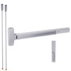 RXMEL25-V-DT-US26-3 Falcon 25 Series Request to Exit Surface Vertical Rod Devices with 512DT Dummy Trim in Polished Chrome