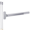 RXMEL25-V-NL-OP-US32-4 Falcon 25 Series Request to Exit Night Latch Optional Pull Surface Vertical Rod Devices with Less Trim in Polished Stainless Steel