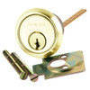 20-022-C-605 Schlage 6-pin Rim Cylinder, C Keyway in Bright Brass