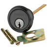 20-022-C124-622 Schlage 6-pin Rim Cylinder, C124 Keyway in Black Coated
