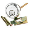 20-022-S145-625 Schlage 6-pin Rim Cylinder, S145 Keyway in Bright Chrome