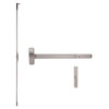RXMEL25-C-TP-BE-US28-4 Falcon 25 Series Request to Exit Concealed Vertical Rod Devices 512TP-BE Thumbpiece Trim with Blank Escutcheon in Anodized Aluminum