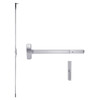 RXMEL25-C-TP-BE-US32-4 Falcon 25 Series Request to Exit Concealed Vertical Rod Devices 512TP-BE Thumbpiece Trim with Blank Escutcheon in Polished Stainless Steel