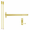 RXMEL24-V-L-Dane-US3-3-LHR Falcon Exit Device in Polished Brass