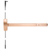 F-25CWDC-L-DT-DANE-US10-2-LHR Falcon Exit Device in Satin Bronze