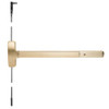 RX25CWDC-L-BE-DANE-US4-4-RHR Falcon Exit Device in Satin Brass