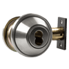 Arrow DBX61 Single Cylinder Deadbolt, SFIC Prep Less Core, Satin Stainless Steel