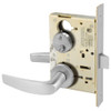 8265-LNB-10 Sargent 8200 Series Dormitory/Bedroom Mortise Lock with LN Trim in Satin Bronze