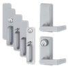 230L-BE-03 689 LHR - Von Duprin Grade 1 Passage 03 Lever Trim, 1-3/4" to 2-1/4" Door Thickness, For Use With 22 Series Exit Devices, Aluminum Painted Finish, Left-Hand Reverse
