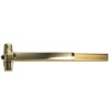RXQEL99EO 3 US3 Von Duprin RX + QEL 99 Series Exit Only Surface Vertical Rod Exit Device Bright Brass