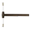 RXQEL9847L-06 4 313 LHR Von Duprin 98 Series Classroom Concealed Vertical Rod Exit Device in Duranodic Dark Bronze