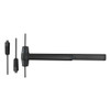 9827L-17 3 315 RHR Von Duprin 98 Series Classroom Surface Vertical Rod Exit Device in Black