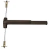 QEL9947L-BE-05 4 313 LHR Von Duprin 99 Series Passage Concealed Vertical Rod Exit Device in Duranodic Dark Bronze