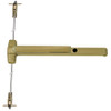 CD9947L-DT-06 3 US4 LHR Von Duprin 99 Series Dummy Trim Concealed Vertical Rod Exit Device in Satin Brass