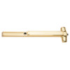 CD99L-DT-03 4 US3 LHR Von Duprin 99 Series Dummy Trim Rim Exit Device in Bright Brass