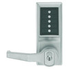 Simplex Pushbutton Lock in Bright Chrome Finish