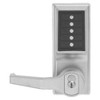 Simplex Pushbutton Lock in Satin Chrome Finish