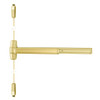 RX9927L-DT-06 3 US4 RHR Von Duprin 99 Series Dummy Trim Surface Vertical Rod Exit Device in Satin Brass