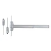 QEL9827L-12-F 3 US28 LHR Von Duprin 98 Series Classroom Fire Rated Surface Vertical Rod Exit Device in Anodized Aluminum