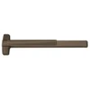 9847WDCL-DT-05-F 3 313 LHR Von Duprin 98 Series Dummy Trim Fire Rated Concealed Vertical Rod Exit Device in Duranodic Dark Bronze