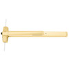 9857L-BE-02 4 US3 LHR Von Duprin 98 Series Passage Surface Three Point Latch Exit Device in Bright Brass