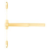 9927L-DT-03-F 3 US3 RHR Von Duprin 99 Series Dummy Trim Fire Rated Surface Vertical Rod Exit Device in Bright Brass