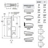 MS1850S-1-15-628 Adams Rite MS1850S Series Deadlock