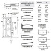 MS1850S-2-55-335 Adams Rite MS1850S Series Deadlock