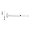 CD9827L-BE-02 3 US26 RHR Von Duprin 98 Series Passage Surface Vertical Rod Exit Device in Polished Chrome