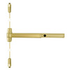 CD9927L-01 3 US4 RHR Von Duprin 99 Series Classroom Surface Vertical Rod Exit Device in Satin Brass