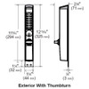 E-Plex Electronic Pushbutton Lock