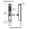 E-Plex Electronic Pushbutton Lock