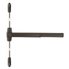 RXQEL9927L-BE-02-F 3 643E LR Von Duprin 99 Series Passage Fire Rated Surface Vertical Rod Exit Device in Aged Bronze