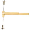 RXQEL9947L-DT-03 4 US3 RHR Von Duprin 99 Series Dummy Trim Concealed Vertical Rod Exit Device in Bright Brass