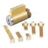15995CA-26D-KD Ilco Combo Knob/Deadbolt Cylinder Corbin Russwin 60 Keyway in Satin Chrome - Kaba Ilco
