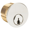 7185CA1-26-KA2 Ilco 1-1/8 Inch 5-Pin Mortise Cylinder Corbin Russwin 60 Keyway in Bright Chrome - Kaba Ilco