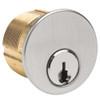 7185GB16-26D-KA2 Ilco 1-1/8 Inch 5-Pin Mortise Cylinder Sargent LA Keyway in Satin Chrome - Kaba Ilco