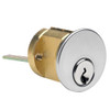 7075SE10-26-KA2 Ilco 5-Pin Rim Cylinder Schlage E Keyway in Bright Chrome - Kaba Ilco
