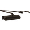 LCN 1261 with Hold Open Parallel Arm Slim Cover in Dark Bronze