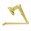 LCN 1460 Spring CUSH-N-Stop Assembly in Bright Brass