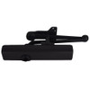 LCN 1461 with Hold Open Cushion Arm with Door Stop in Black