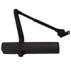 LCN 1461 with Hold Open Long Arm with Door Stop in Black