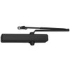 LCN 1461 with Regular Arm Delayed Action in Black