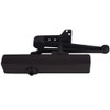 LCN 1461 with Spring Cushion Arm with Door Stop in Black