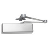 LCN 4111 with Cushion Arm Delayed Action in Aluminum