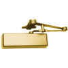 LCN 4111 with Hold Open Cushion Arm in Bright Brass
