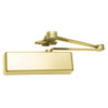 LCN 4111 with Spring Cushion Arm in Satin Brass