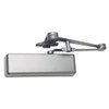 LCN 4111 with Spring Hold Open Cushion Arm in Satin Chrome